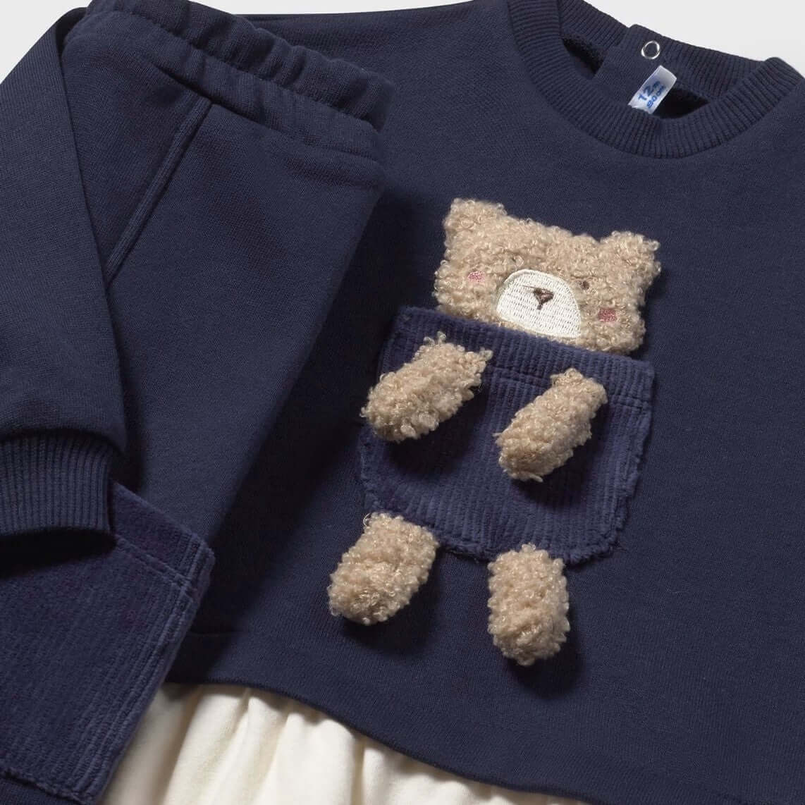 MAYORAL blue bear tracksuit 6 months - 4 years
