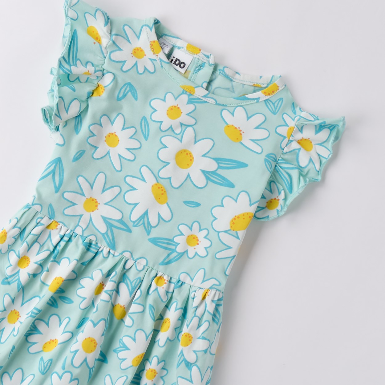 I DO daisies dress in aqua green 12 months - 8 years