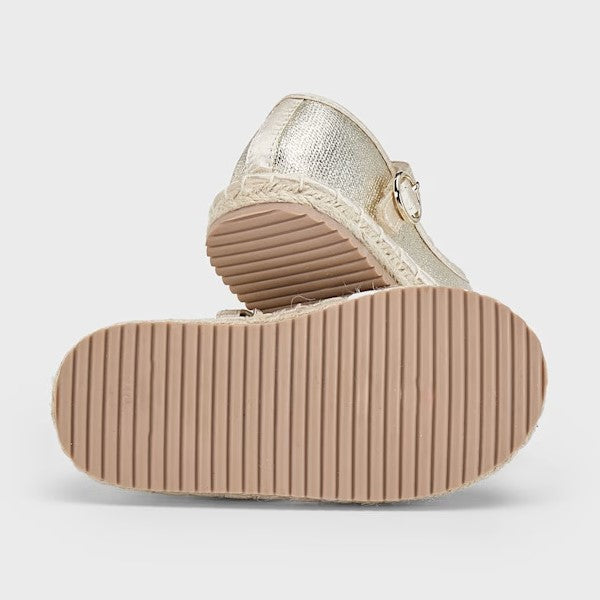 MAYORAL ballerinas gold espadrilles model 19 - 25
