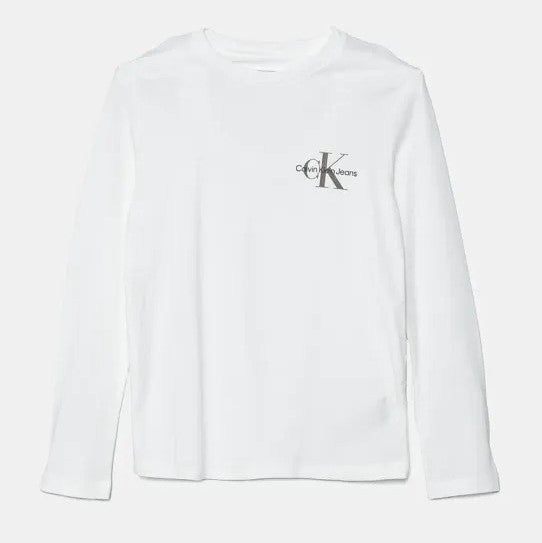 CALVIN KLEIN long sleeve white t-shirt 4 years