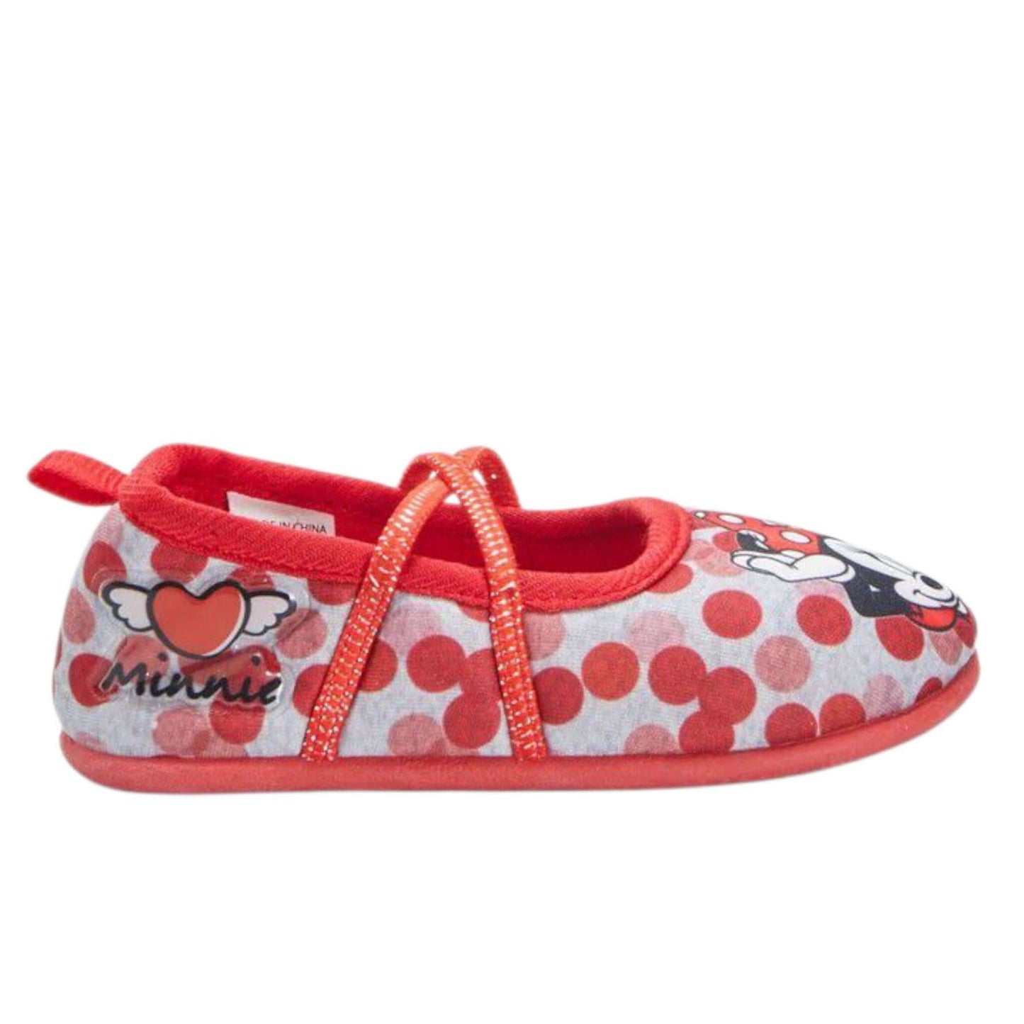 Pantofole MINNIE modello ballerina rossa 26 - 29