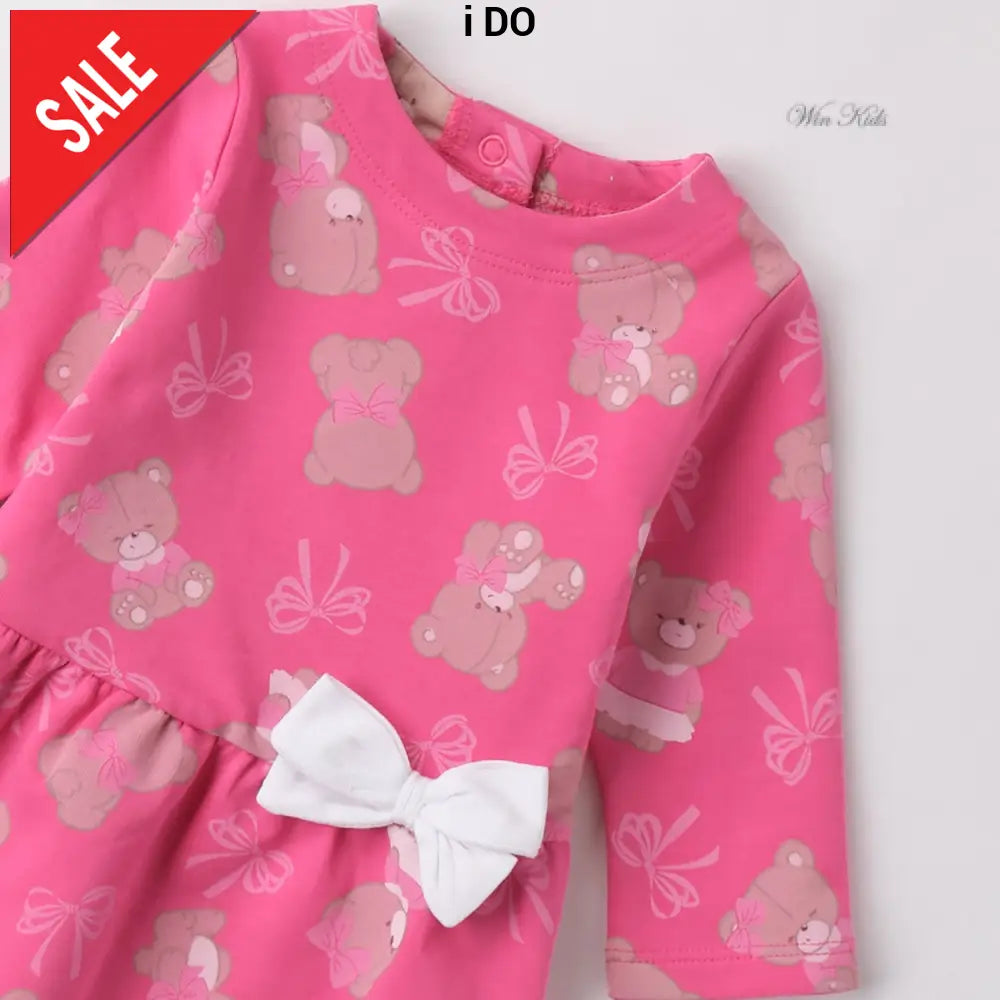 Abito i DO orsetti fuxia 3 mesi - 24 mesi Abiti
