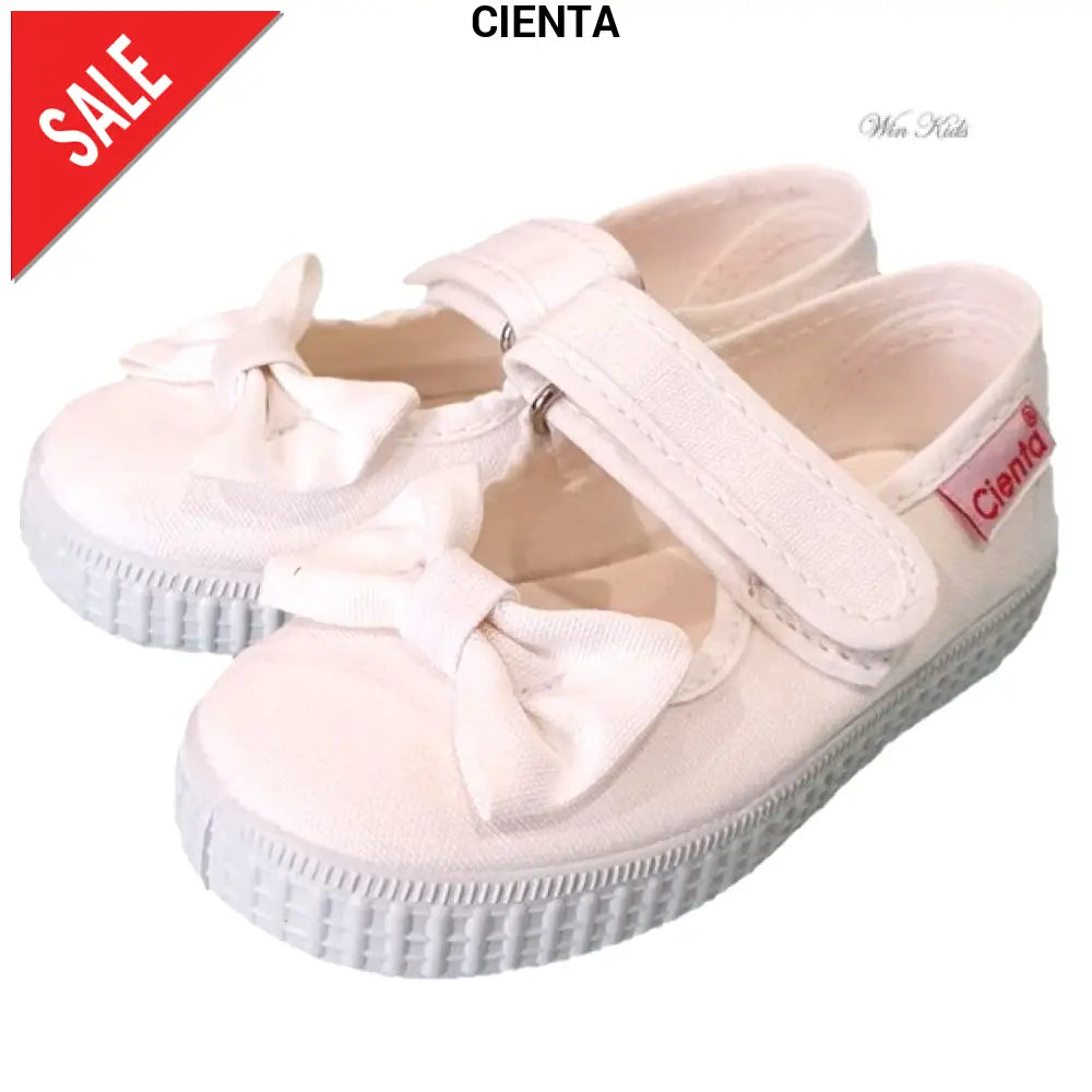 Ballerine CIENTA con fiocco bianca 20 - 30 Ballerine