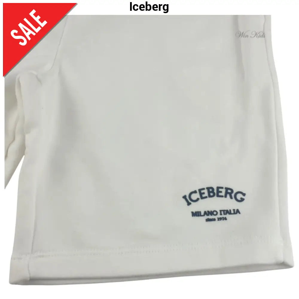 Bermuda ICEBERG Milano bianco sportivo 4 anni - 16 anni Bermuda