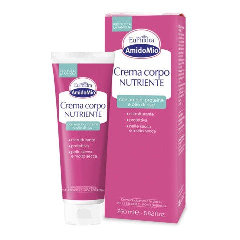 Euphidra AmidoMio Crema Nutriente Corpo Adulti e Bambini 250ml