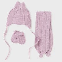 MAYORAL Hat, Mittens and Scarf Set