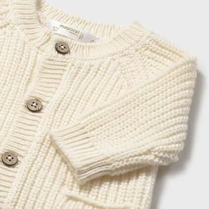 Cardigan MAYORAL panna 1 mese - 18 mesi