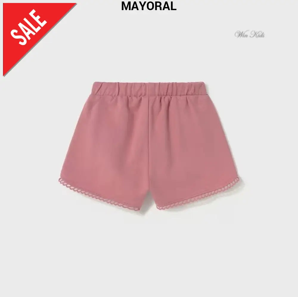 Pantaloncino MAYORAL rosa dalla 6 mesi alla 4anni Bermuda