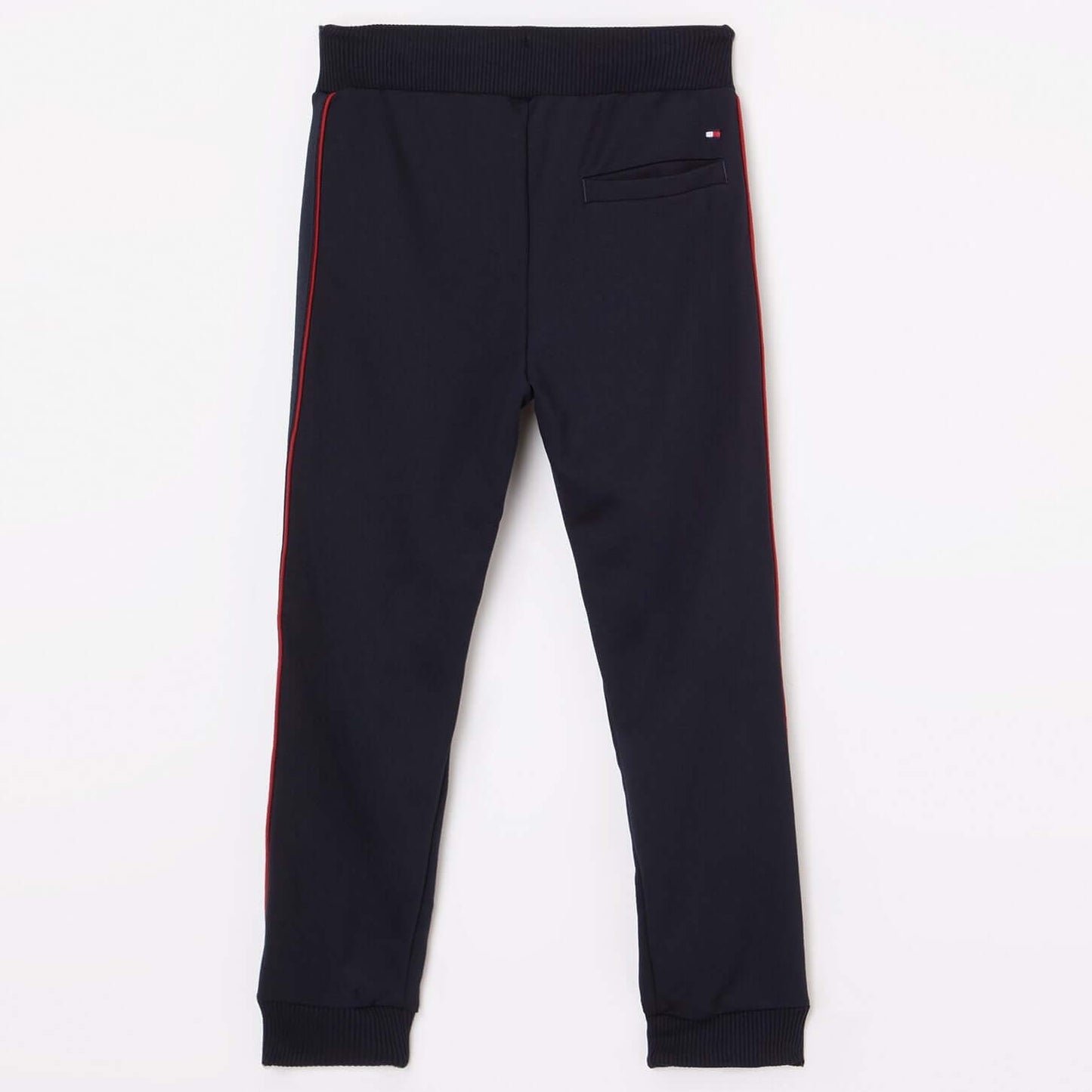 Pantalone TOMMY HILFIGER blu con logo applicato 12 mesi - 14 anni