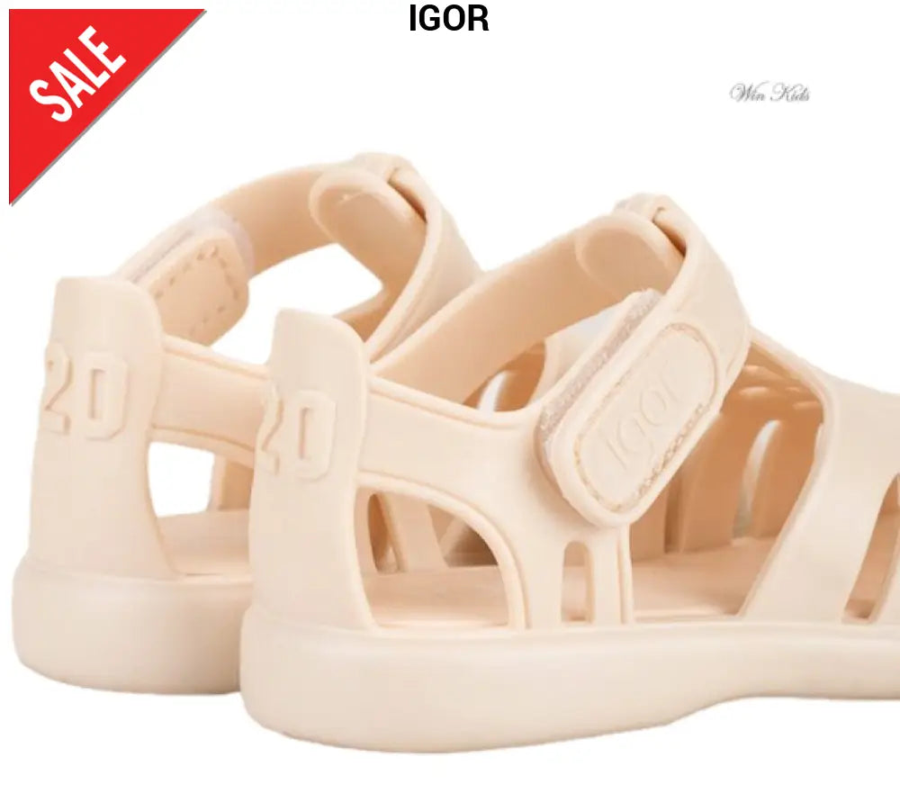 Sandali IGOR modello ragnetto avorio 20 - 27 Sandali