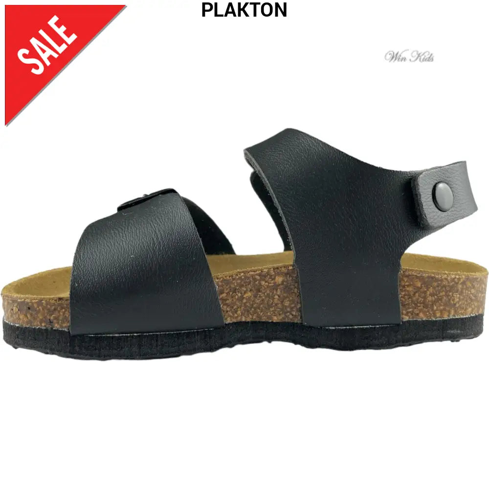 Sandalias PLAKTON para niños negro del 24 al 35 Sandalias