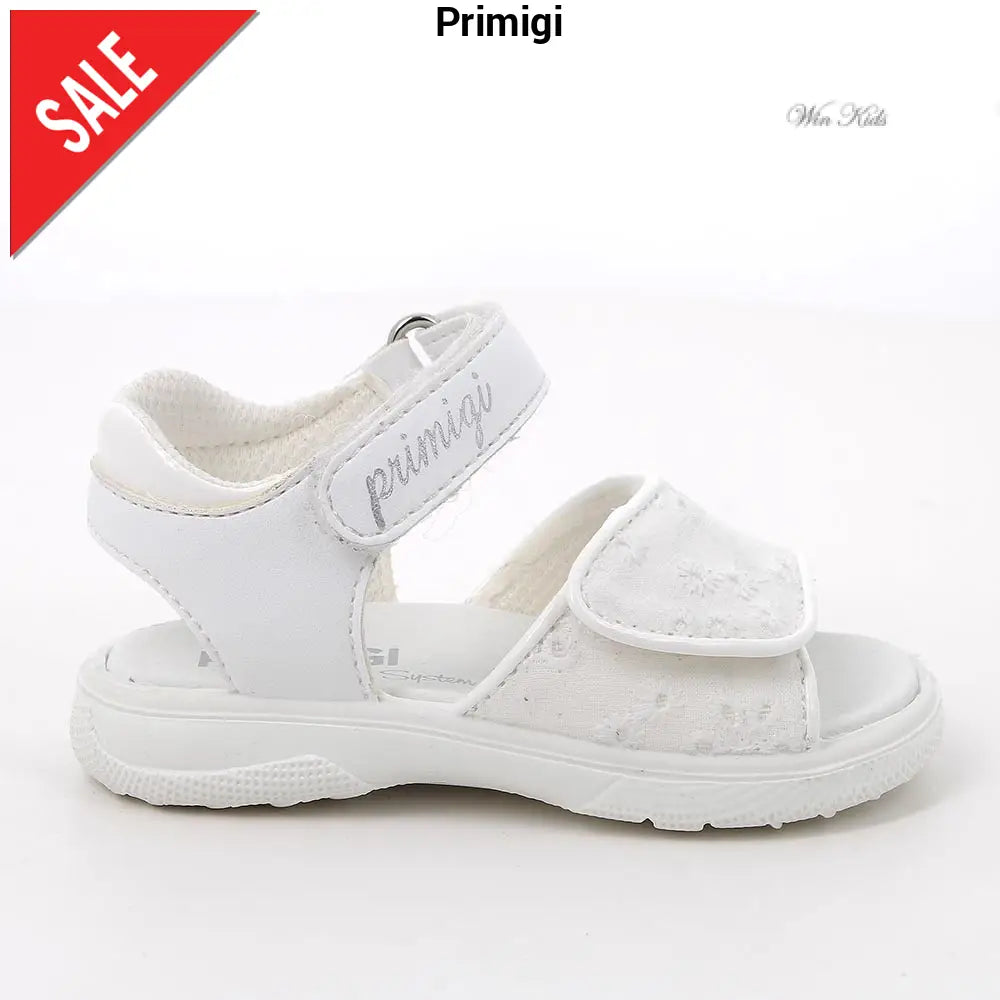PRIMIGI girls' white lace sandals from 19 to 26 7862622 WHITE