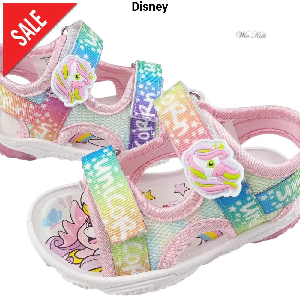 Sandali UNICORNO sportivo doppio velcro con Luci 25 - 33 Sandali