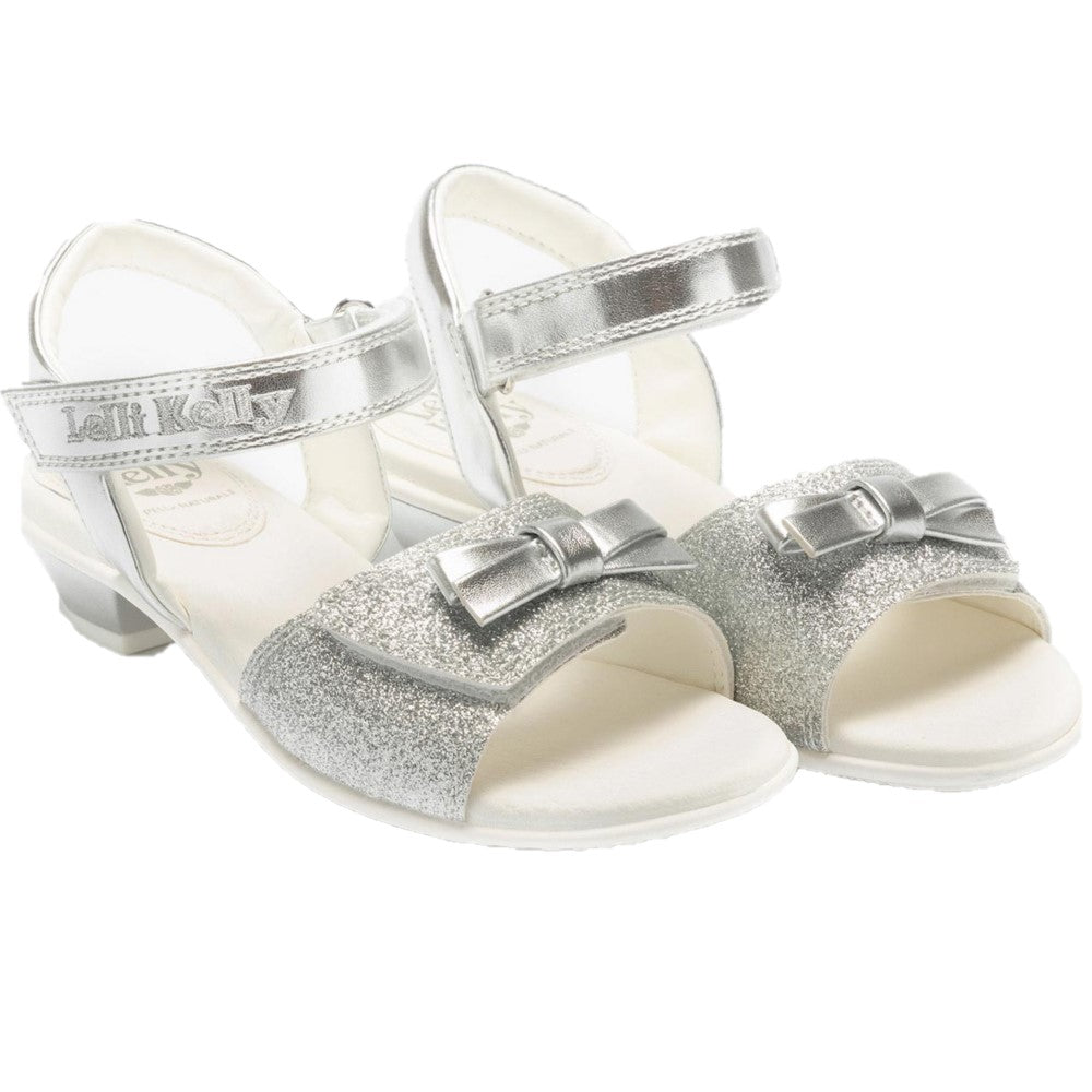 Sandali LELLI KELLY con tacco colore argento modello Dafne – Win Kids