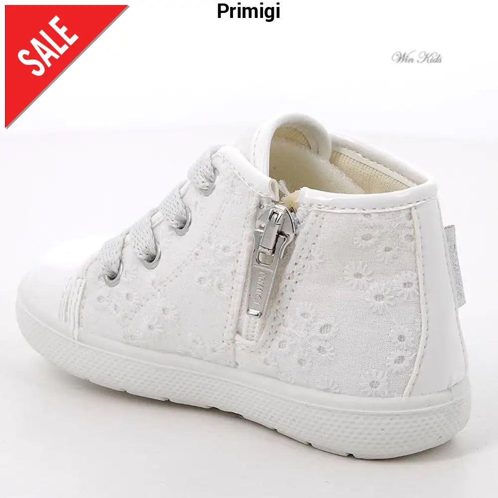 Scarpe PRIMIGI primi passi bianca in pizzo san gallo 19 - 26 Scarpe