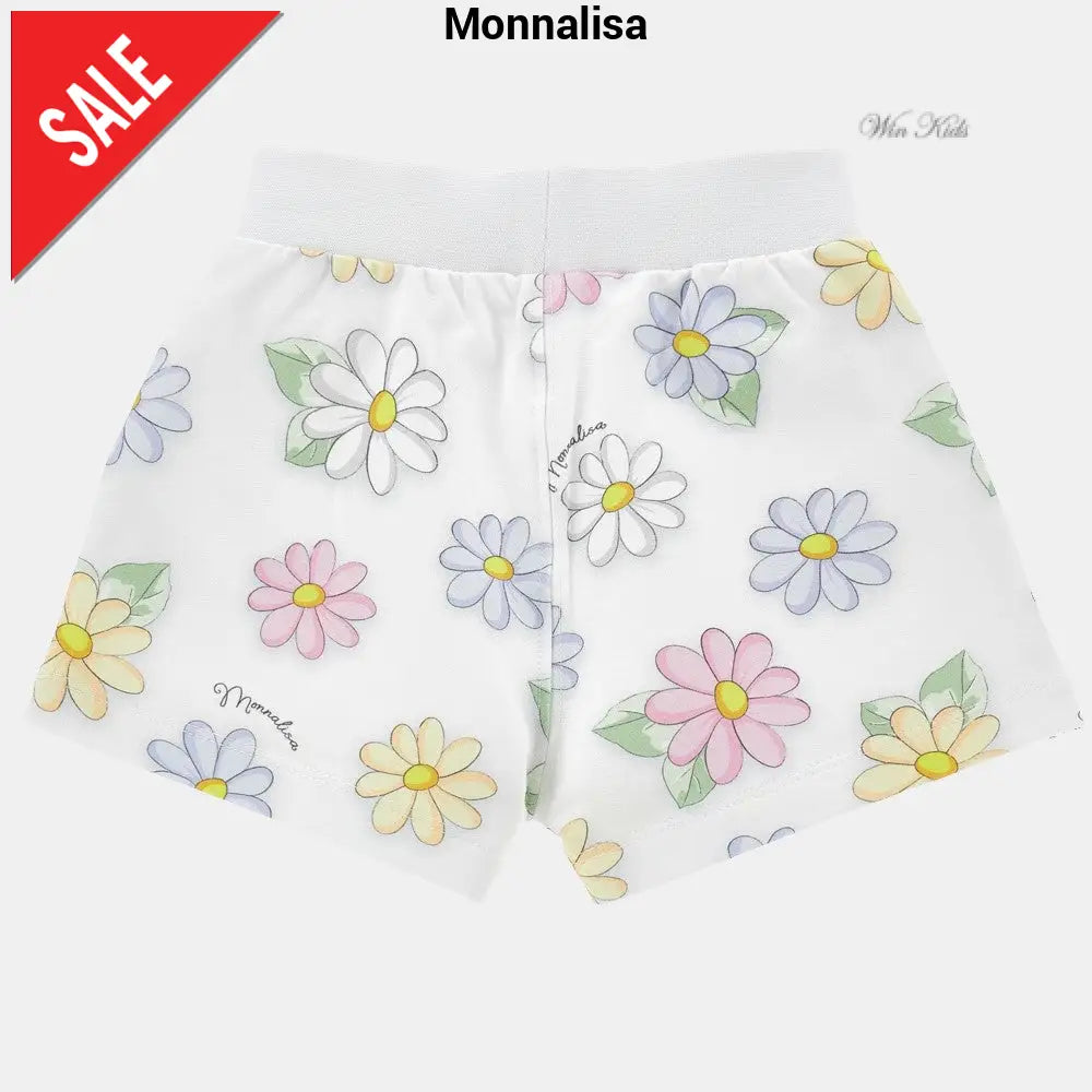 Shorts MONNALISA bianco 3 mesi - 36 mesi Bermuda