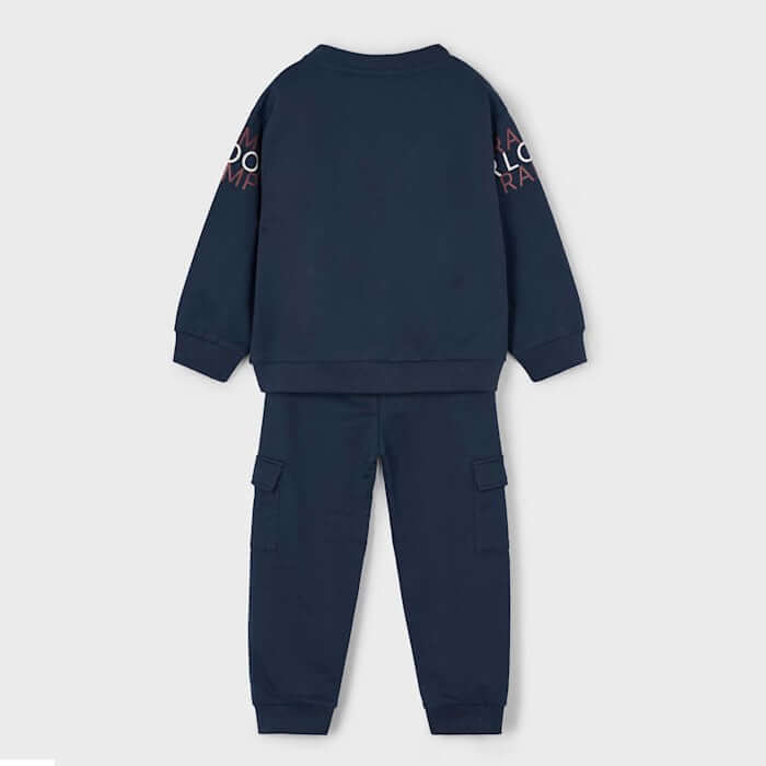 MAYORAL blue tracksuit with sweatshirt and trousers 2 years - 10 years