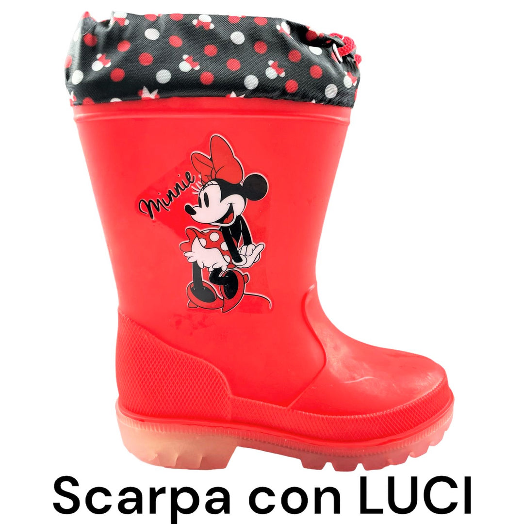 Galoshes with Disney Minnie lights from 24th to 32nd