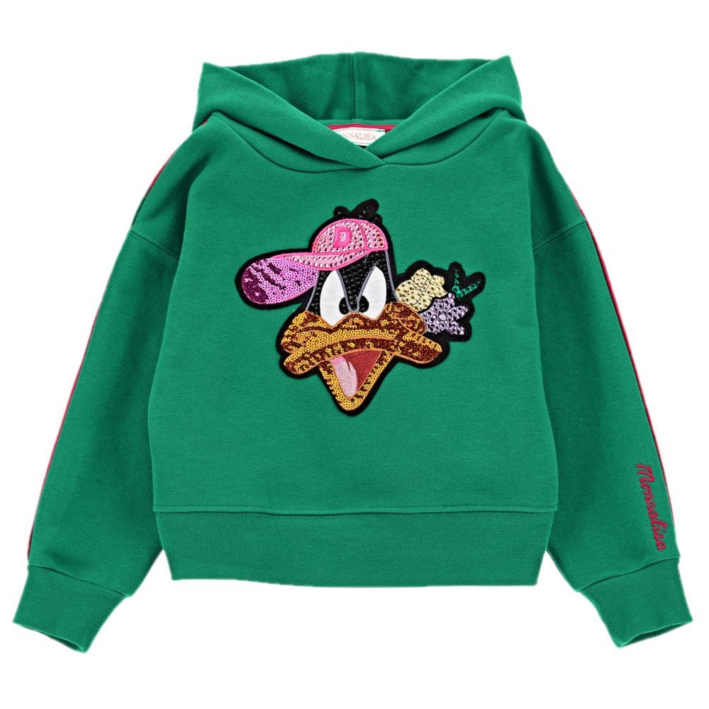 MONNALISA daffy duck sweatshirt from 2 years to 10 years