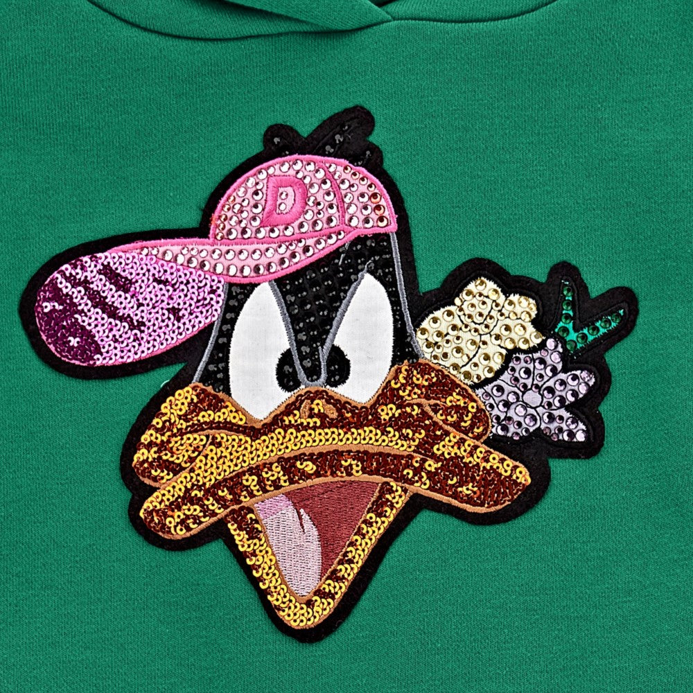 MONNALISA daffy duck sweatshirt from 2 years to 10 years