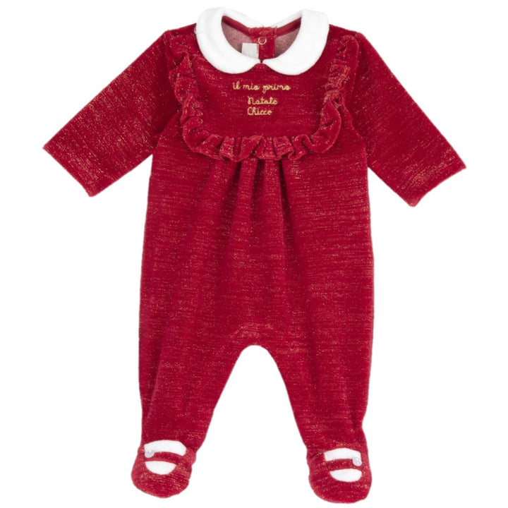 CHICCO Christmas onesie from 1 month to 6 months