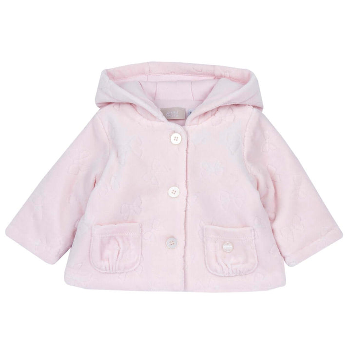 Cappottino CHICCO rosa con fiocchi da neonata