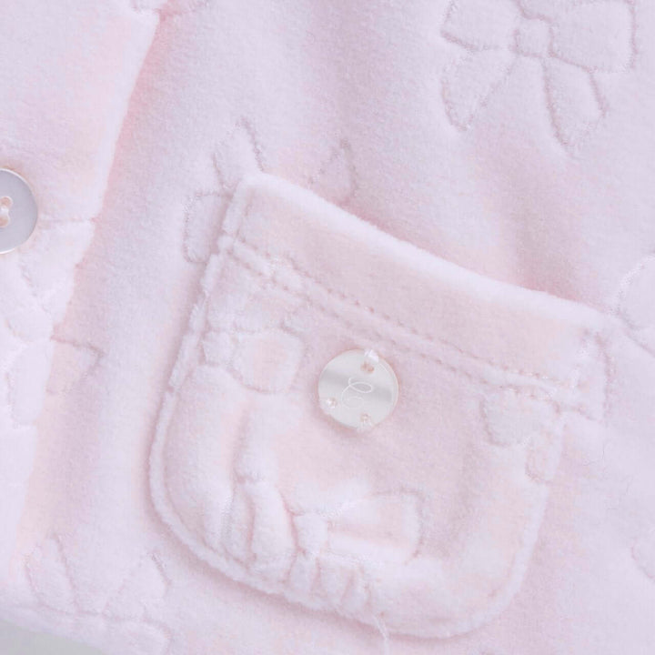 Cappottino CHICCO rosa con fiocchi da neonata
