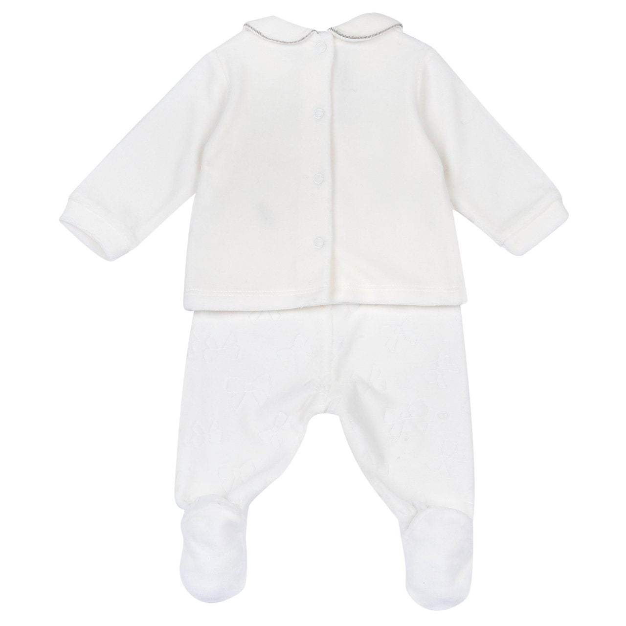Completo CHICCO ciniglia panna fiocco