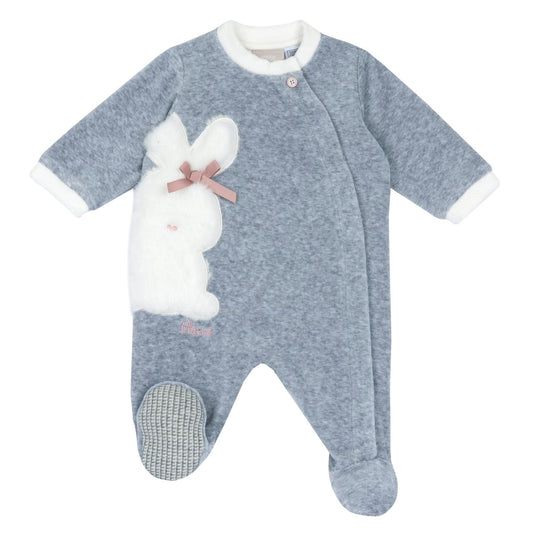 Chicco recién nacido bebé gris gris conejito