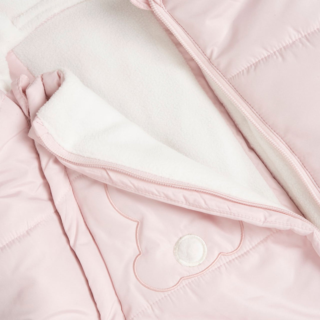 Padded winter chicco pink bunny