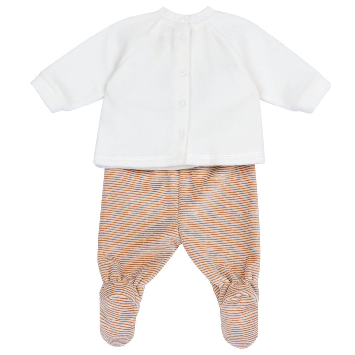 Chicco Leone Chicco en Ciniglia Panna y Beige 0 meses - 3 meses