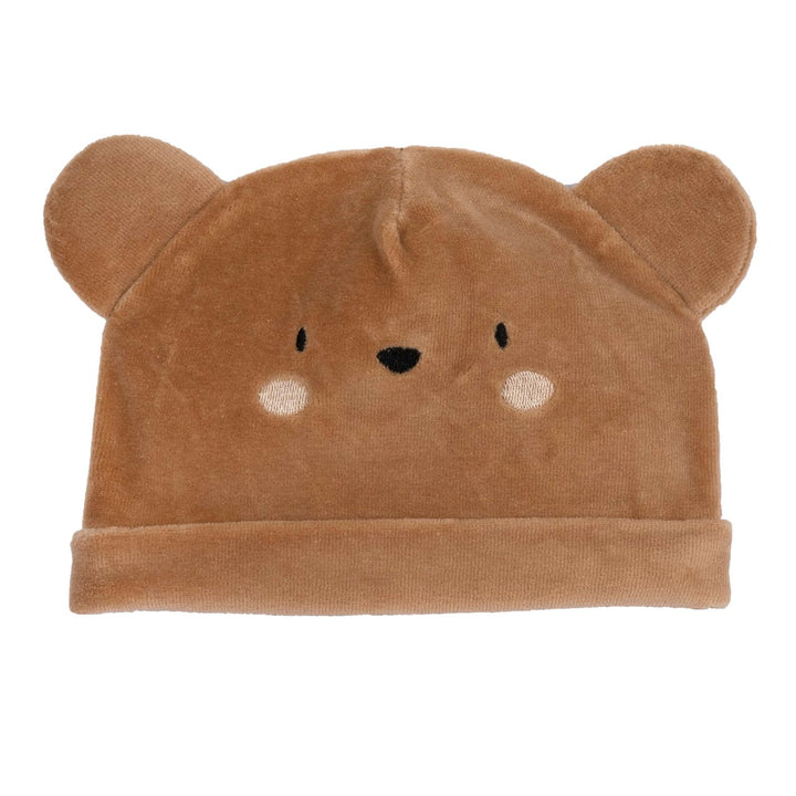 Chapéu chicco em Cinille bege animal