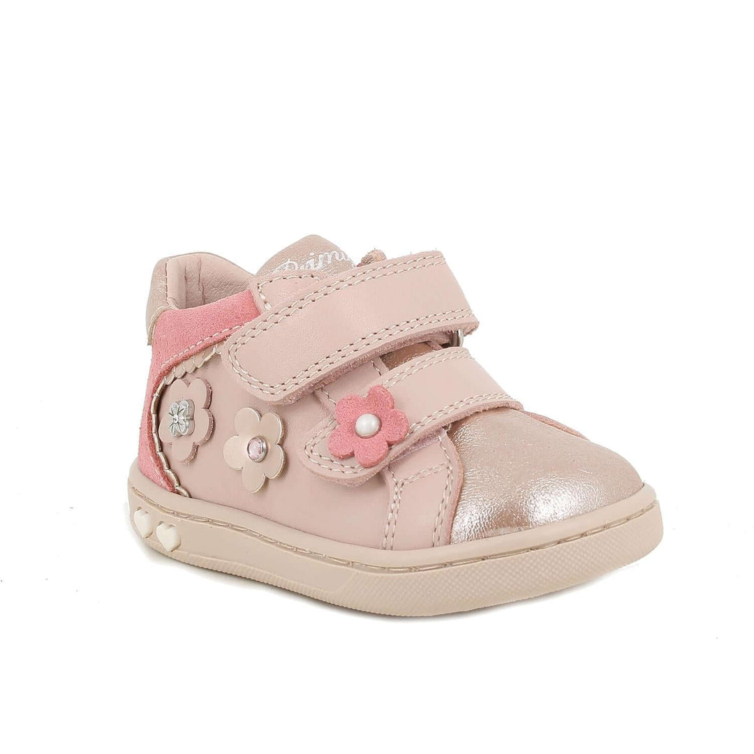 PRIMIGI first steps pink shoes with little flowers from 18 to 24