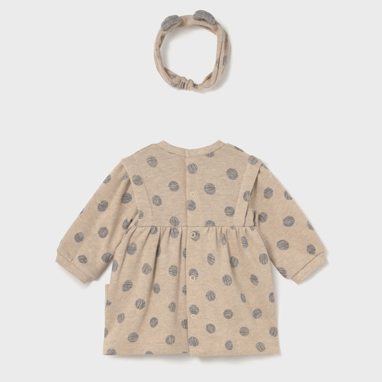 MAYORAL baby girl dress and headband from 0 months to 18 months