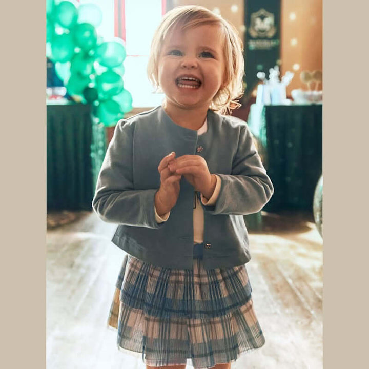 MAYORAL t-shirt, cardigan and skirt set 6 months - 4 years