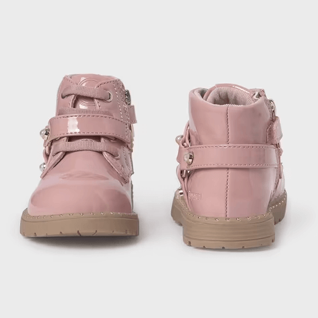 Pink MAYORAL Patent Shoes for Girls - Elegant and Comfortable from 19 to 25