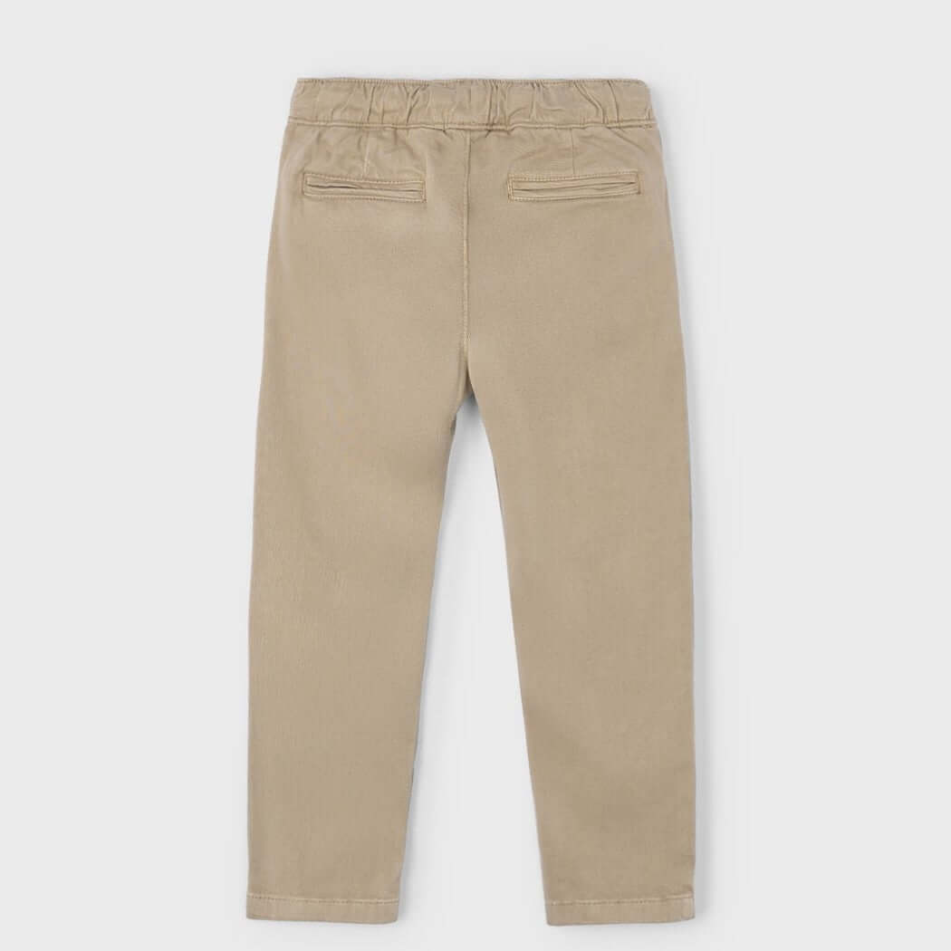 Calça jogger bege MAYORAL para crianças de 2 a 10 anos