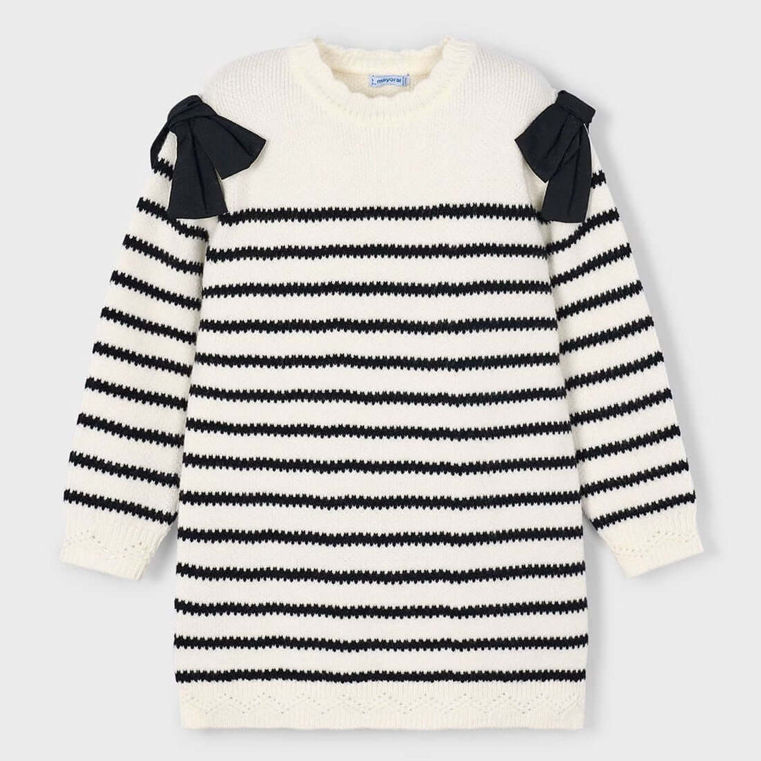 Abito MAYORAL righe con fiocchi 2 anni - 10 anni