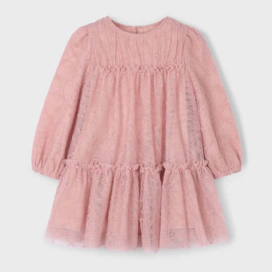 MAYORAL dress in heart patterned tulle 2 years - 10 years