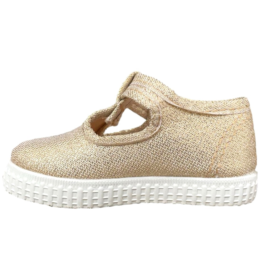 18 - 30 zapatos de pestañas de ojo dorado