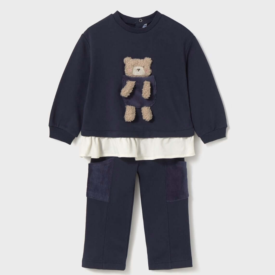 MAYORAL blue bear tracksuit 6 months - 4 years