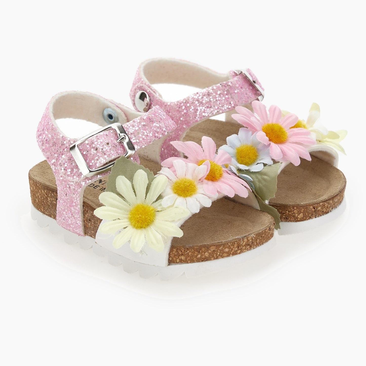 Sandali MONNALISA con margherite applicate dal 20 al 29