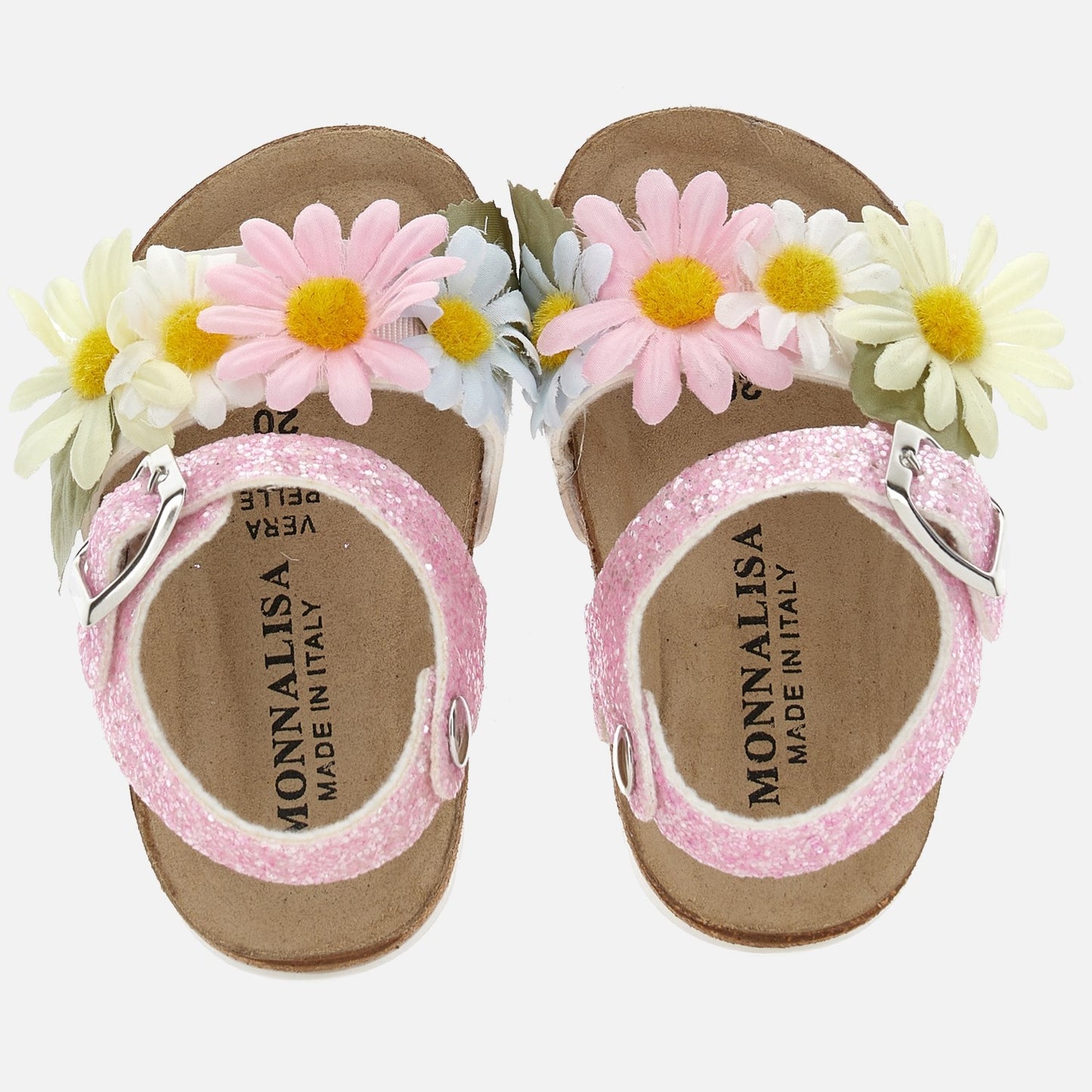 Sandali MONNALISA con margherite applicate dal 20 al 29