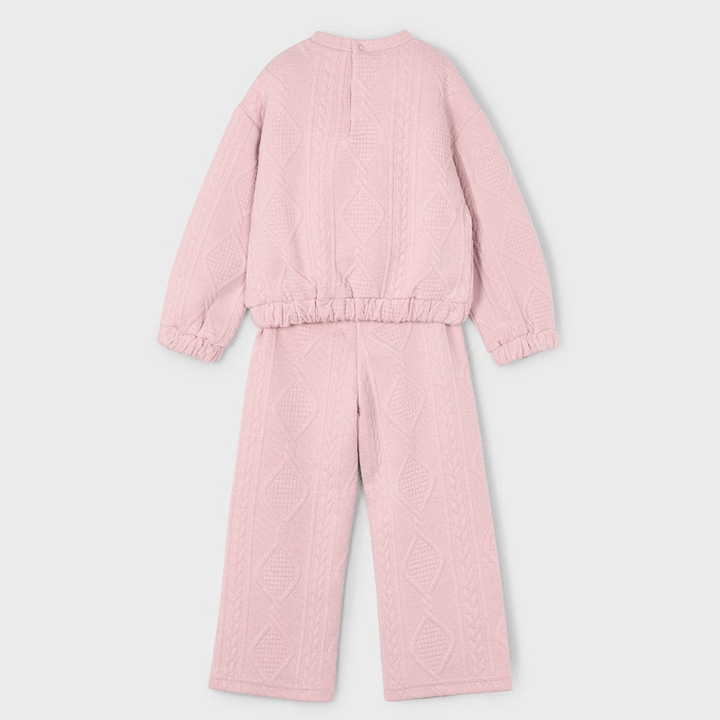 Fato de treino MAYORAL completo para menina com padrão trançado 2 anos - 10 anos