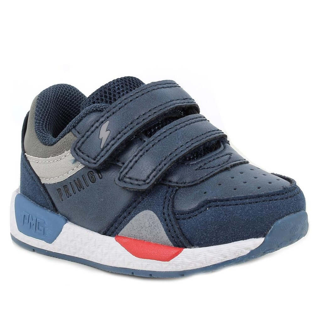 Primigi first steps blue shoes with double velcro from 20 to 27
