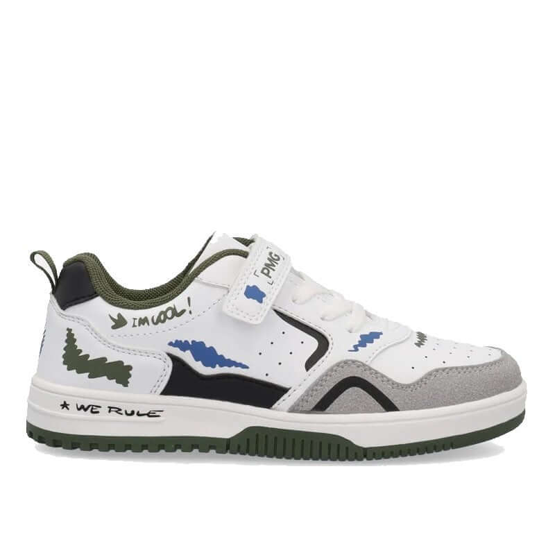 Scarpe PRIMIGI graffiti chiusura velcro e lacci elastici dal 26 al 37