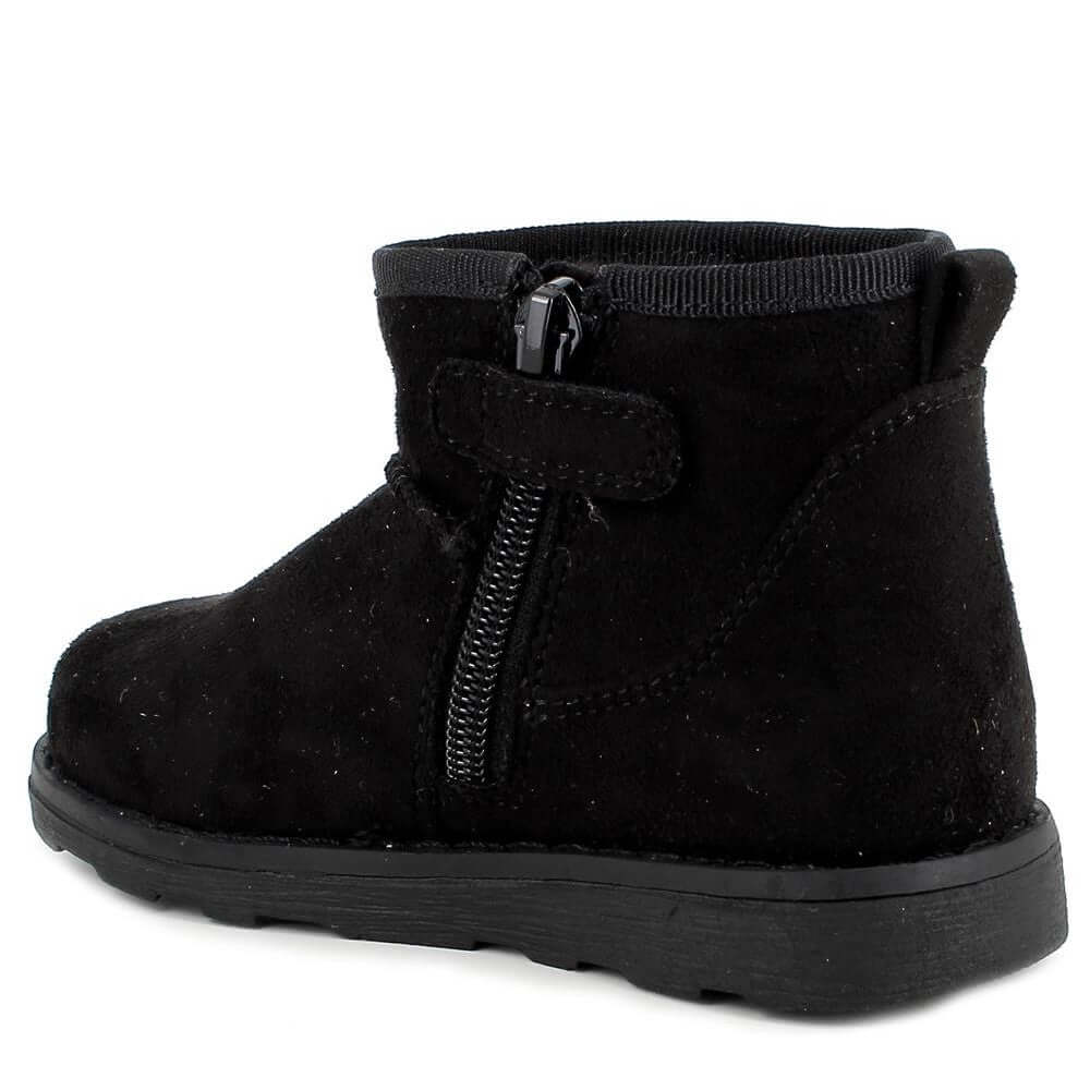 PRIMIGI black suede ankle boots with rhinestones from 24 to 35