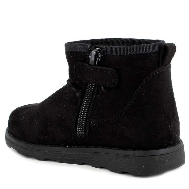 PRIMIGI black suede ankle boots with rhinestones from 24 to 35