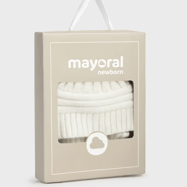 Chapéu e luvas MAYORAL creme dos 0 aos 18 meses