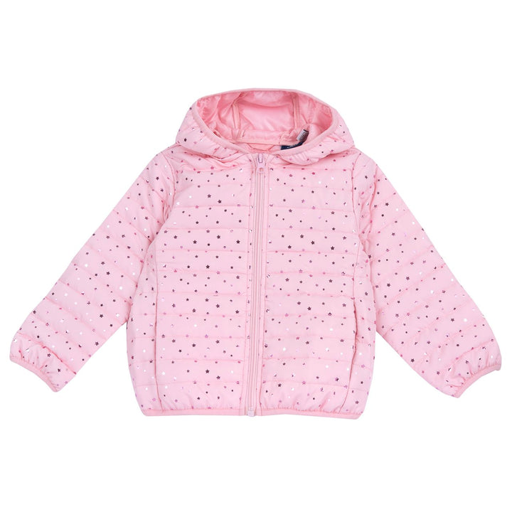 Pink chicco jacket with stars from 6 months to 10 years